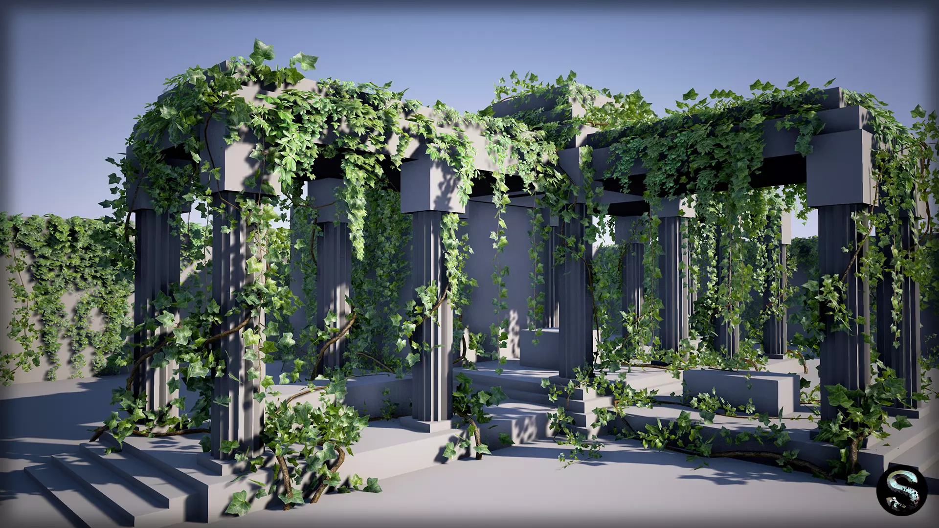 Ivy Pack Low-poly 3D model
