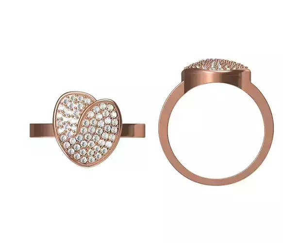 Women Wedding Engagement Ring STL JCD Details