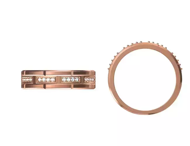 Women Wedding Engagement Ring STL JCD Details