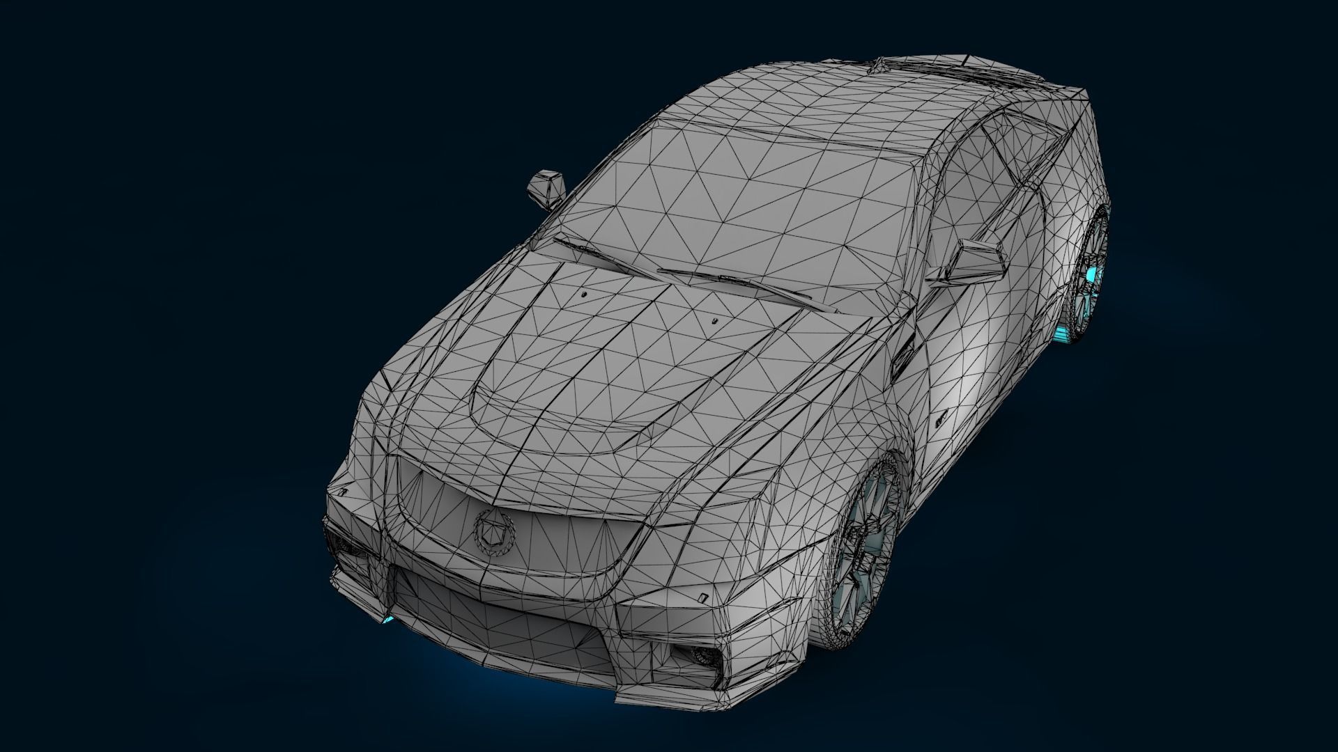 LUXURY CARS Low-poly 3D model_54