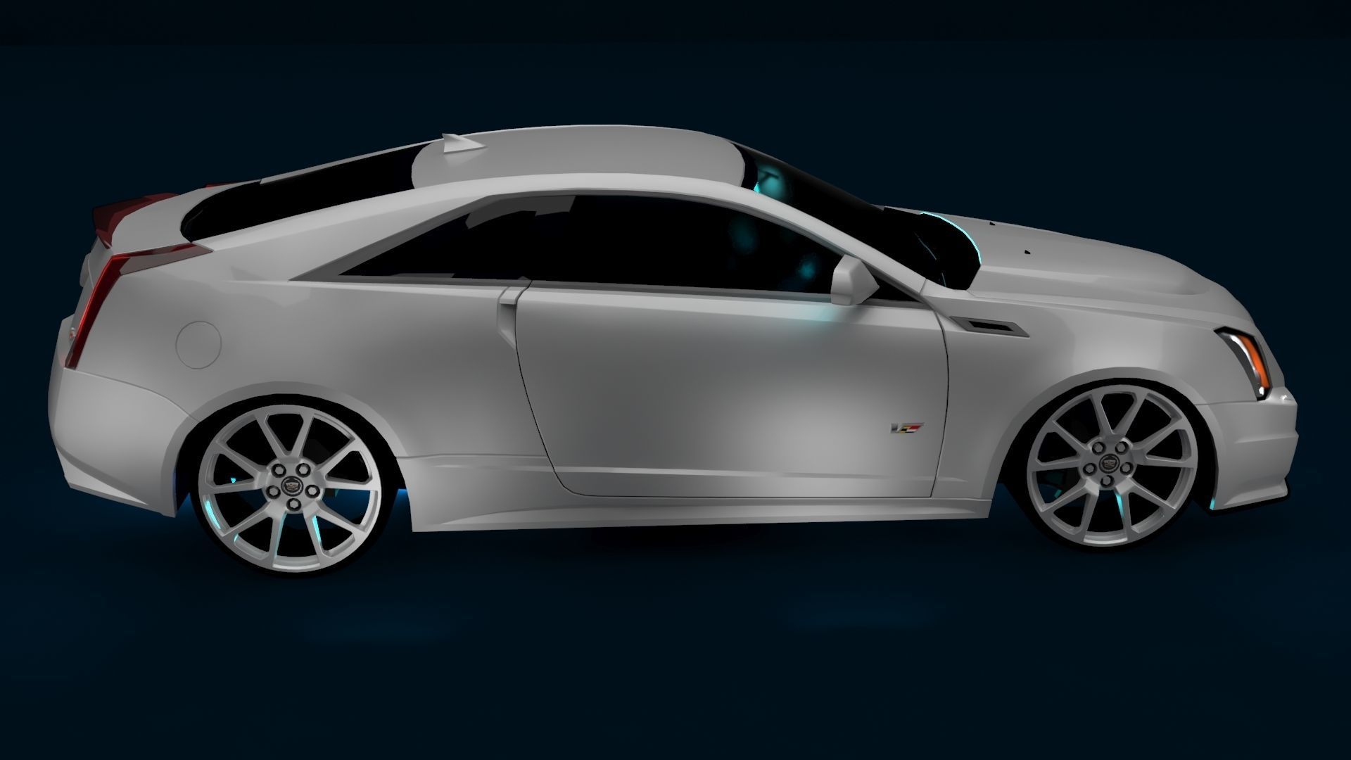 LUXURY CARS Low-poly 3D model_46