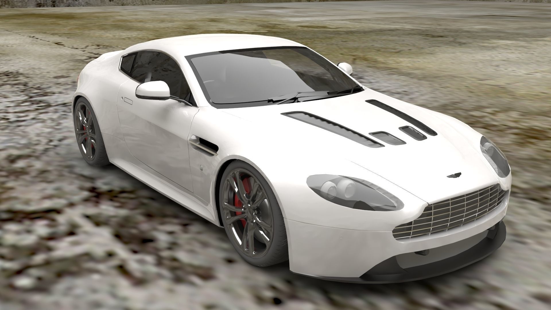 LUXURY CARS Low-poly 3D model_38