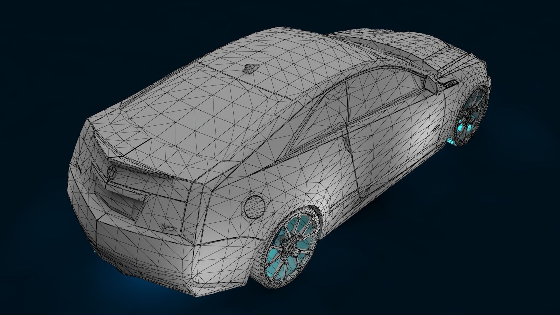 LUXURY CARS Low-poly 3D model_55