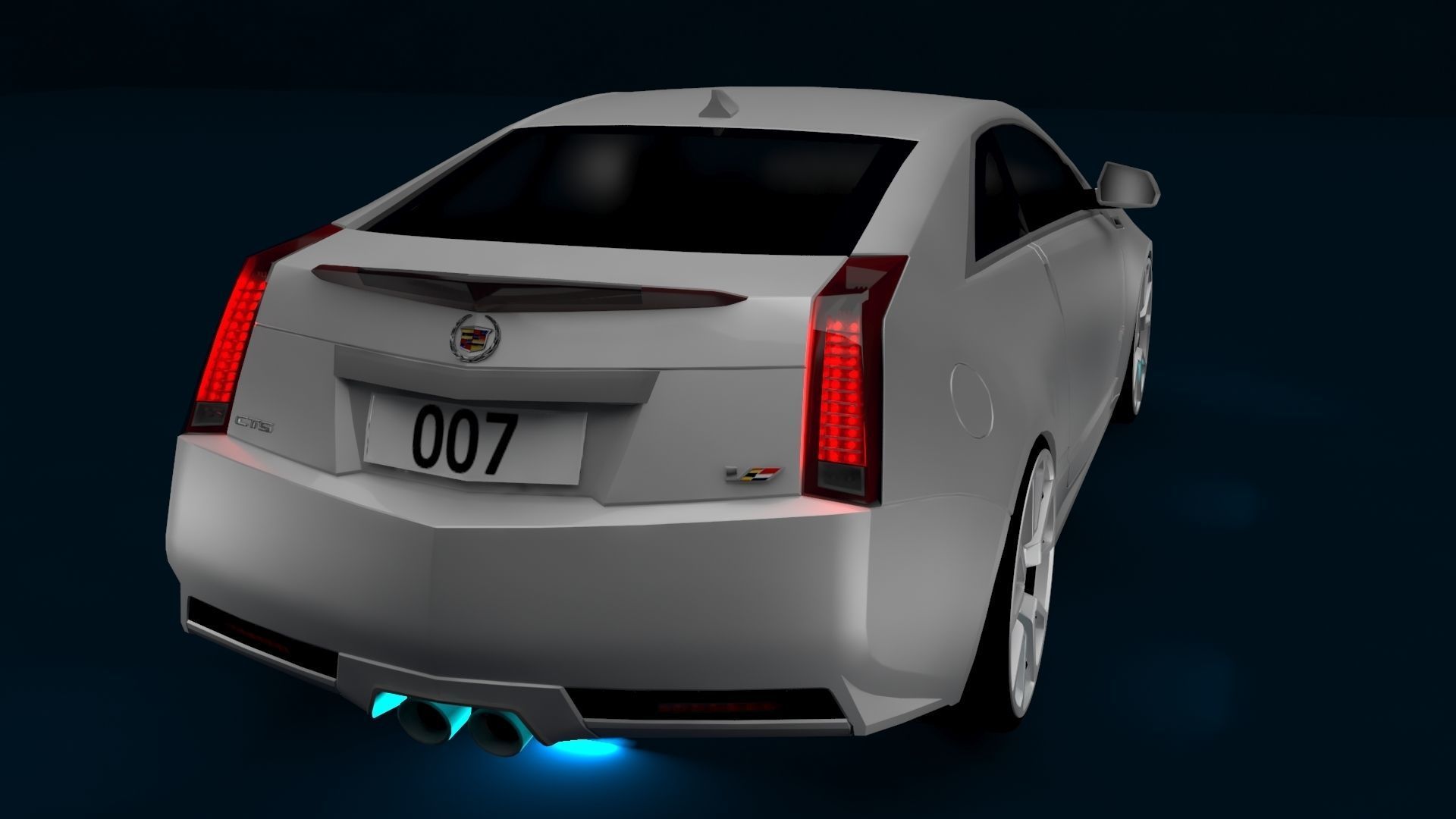 LUXURY CARS Low-poly 3D model_48