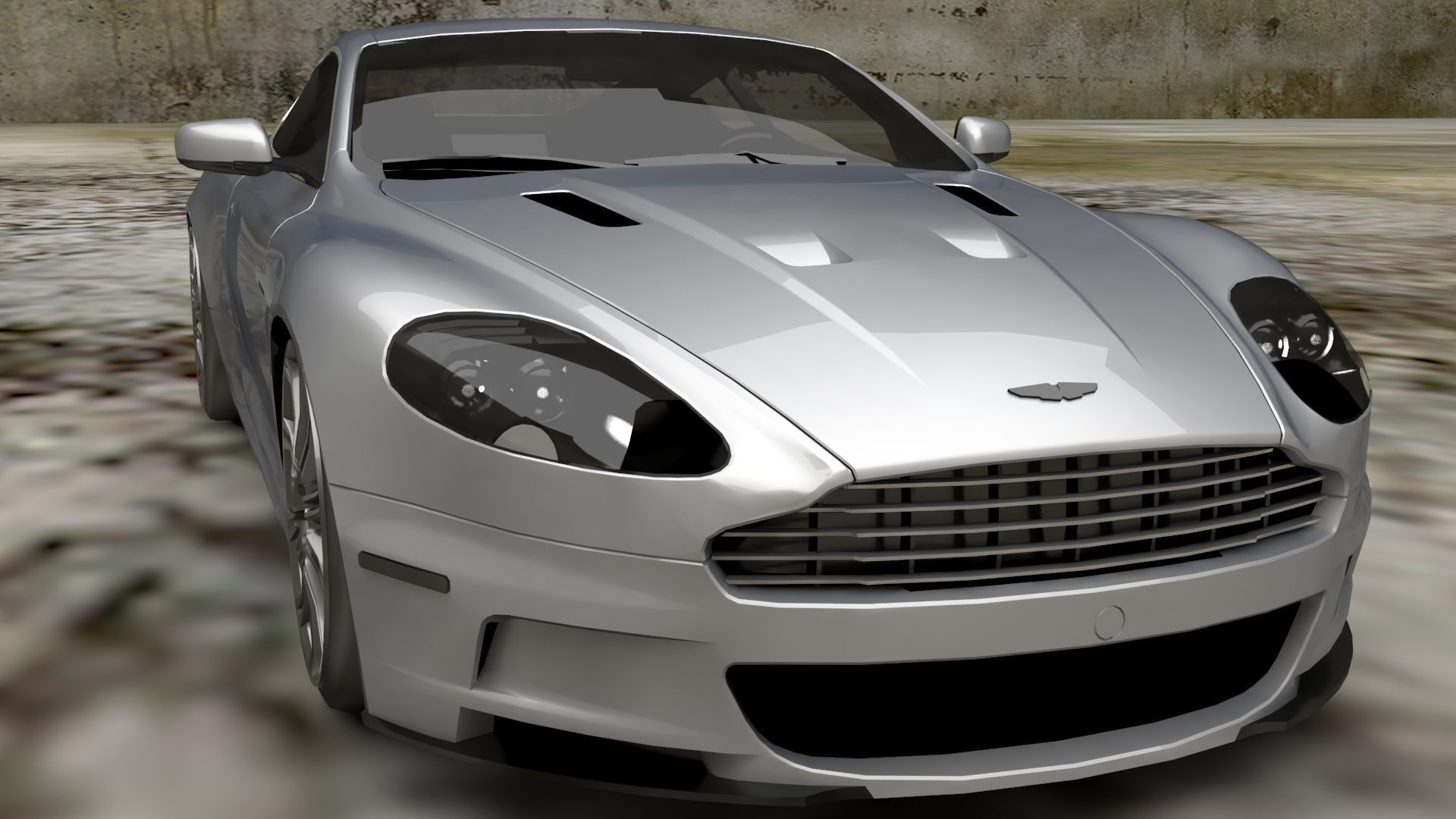 LUXURY CARS Low-poly 3D model_27