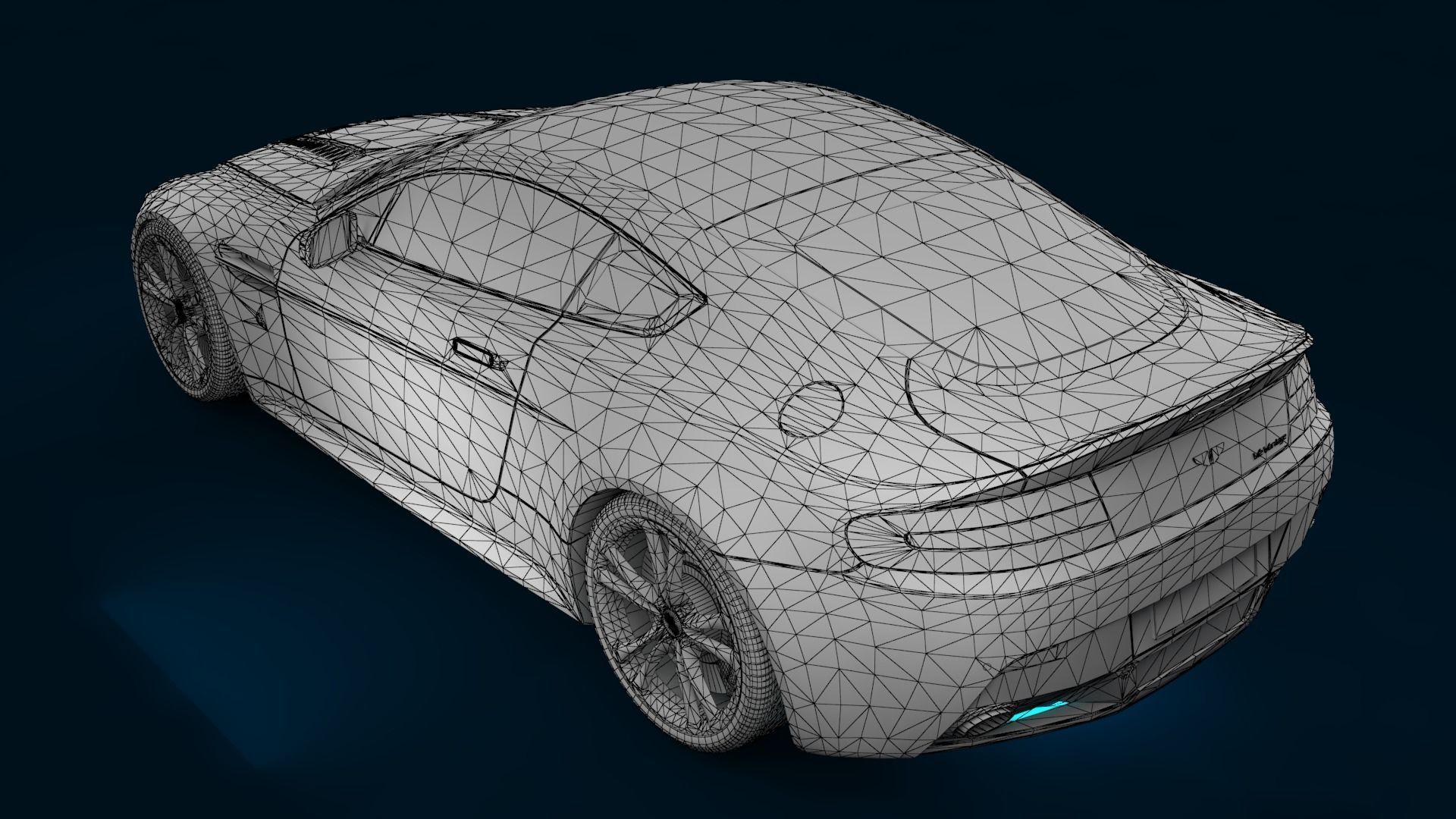 LUXURY CARS Low-poly 3D model_42