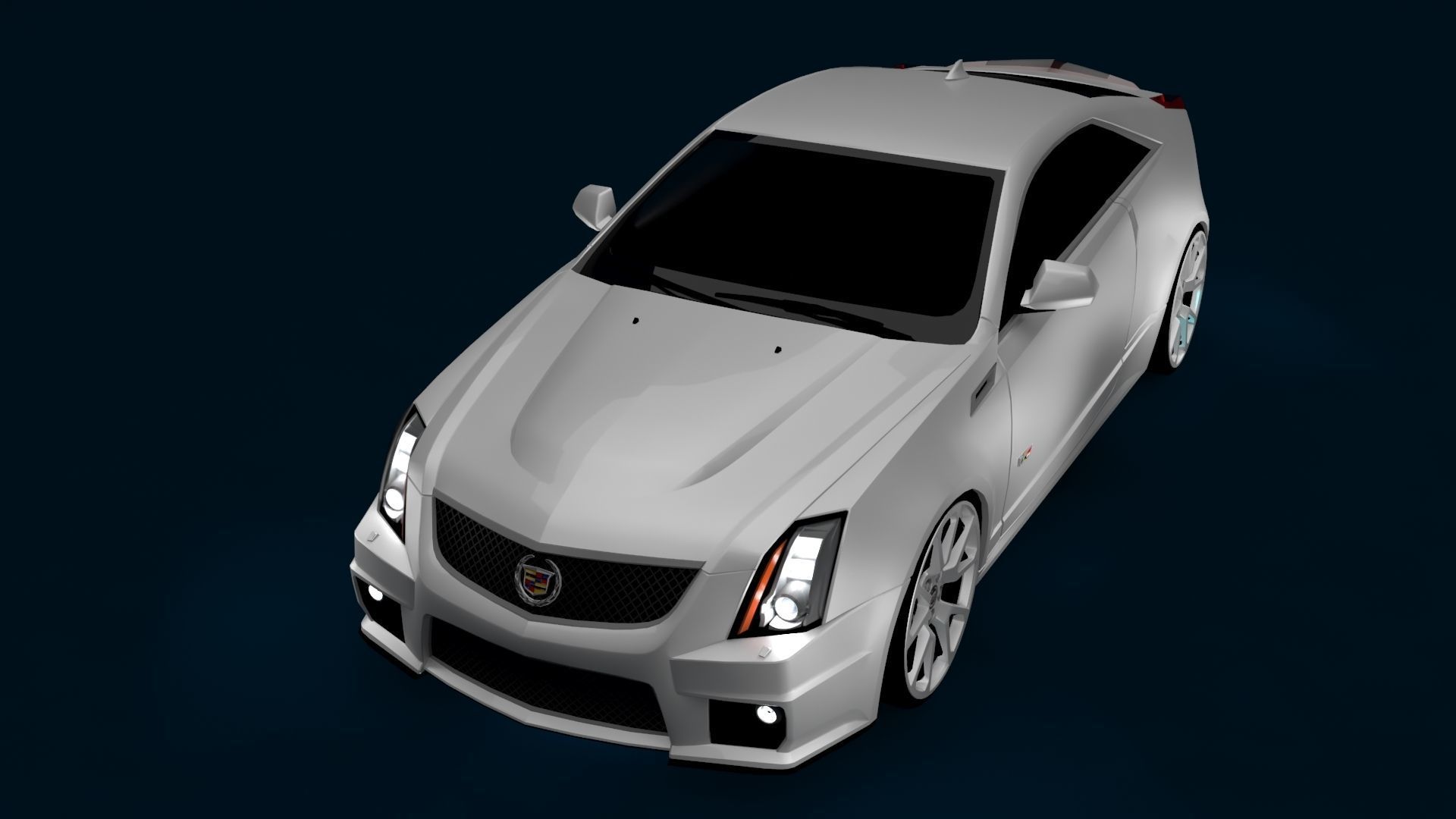 LUXURY CARS Low-poly 3D model_51