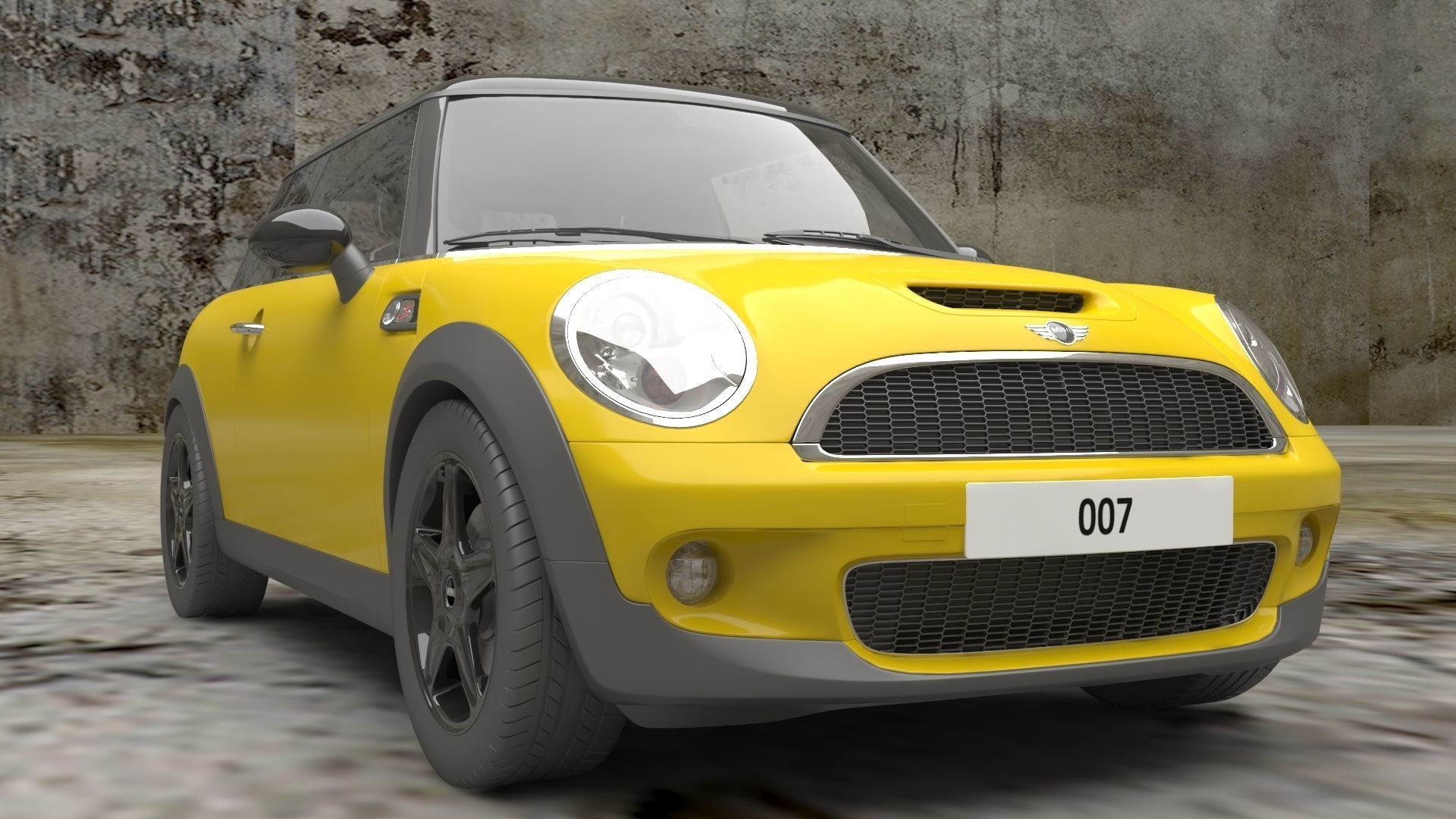 LUXURY CARS Low-poly 3D model_13