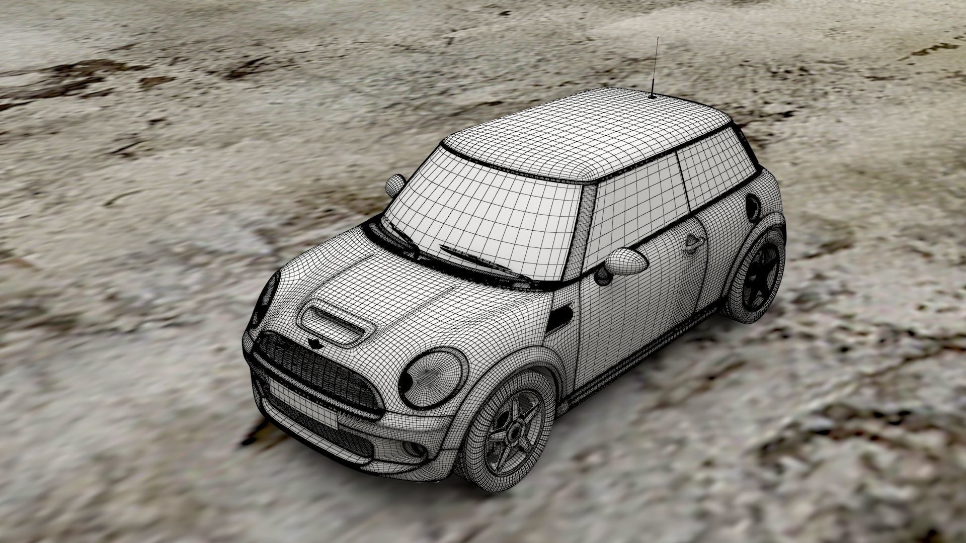 LUXURY CARS Low-poly 3D model_18