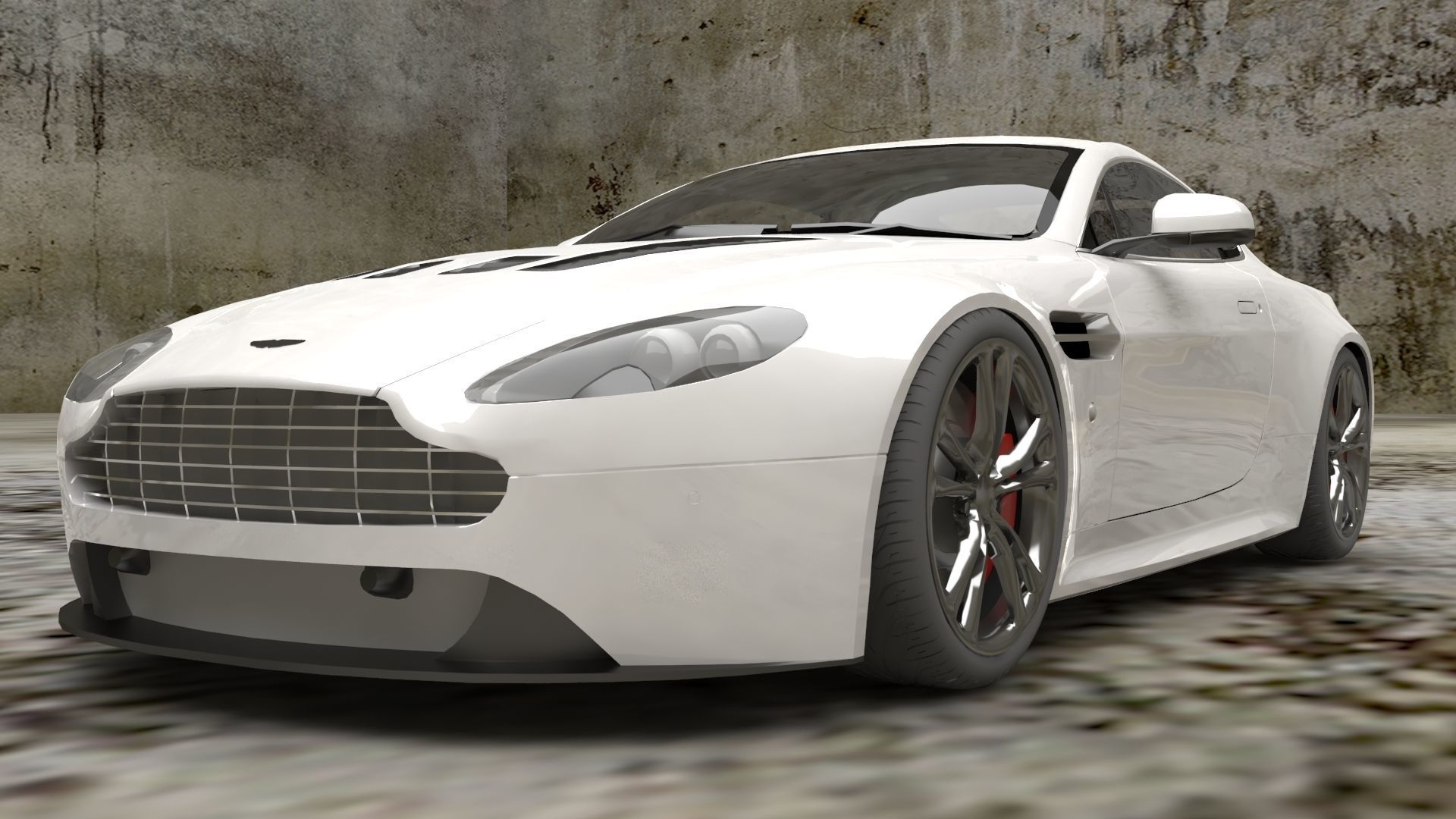 LUXURY CARS Low-poly 3D model_37