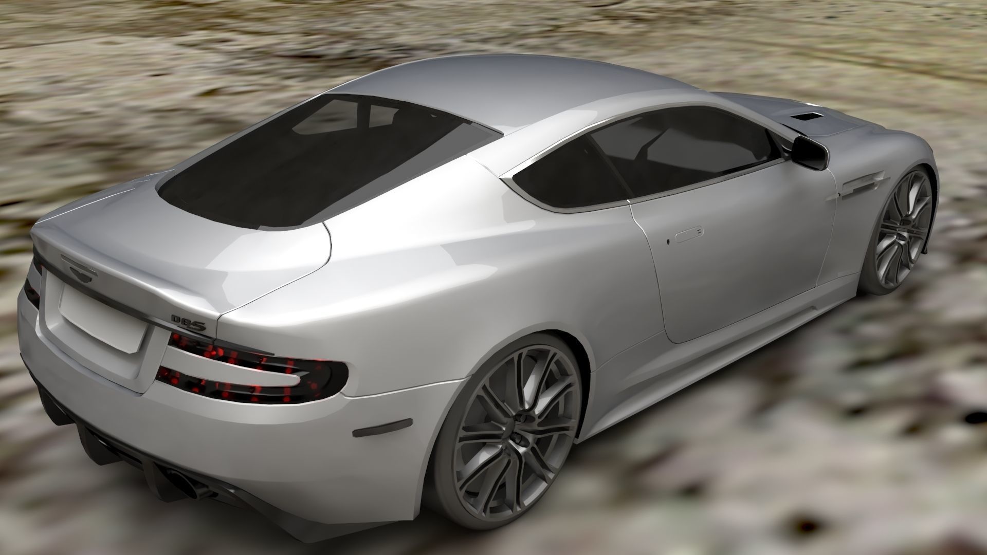 LUXURY CARS Low-poly 3D model_24