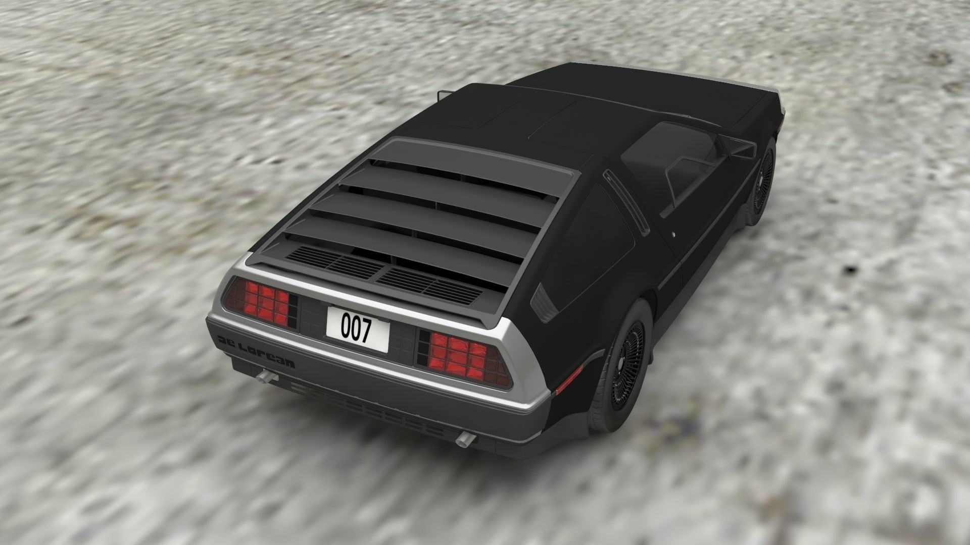 LUXURY CARS Low-poly 3D model_6