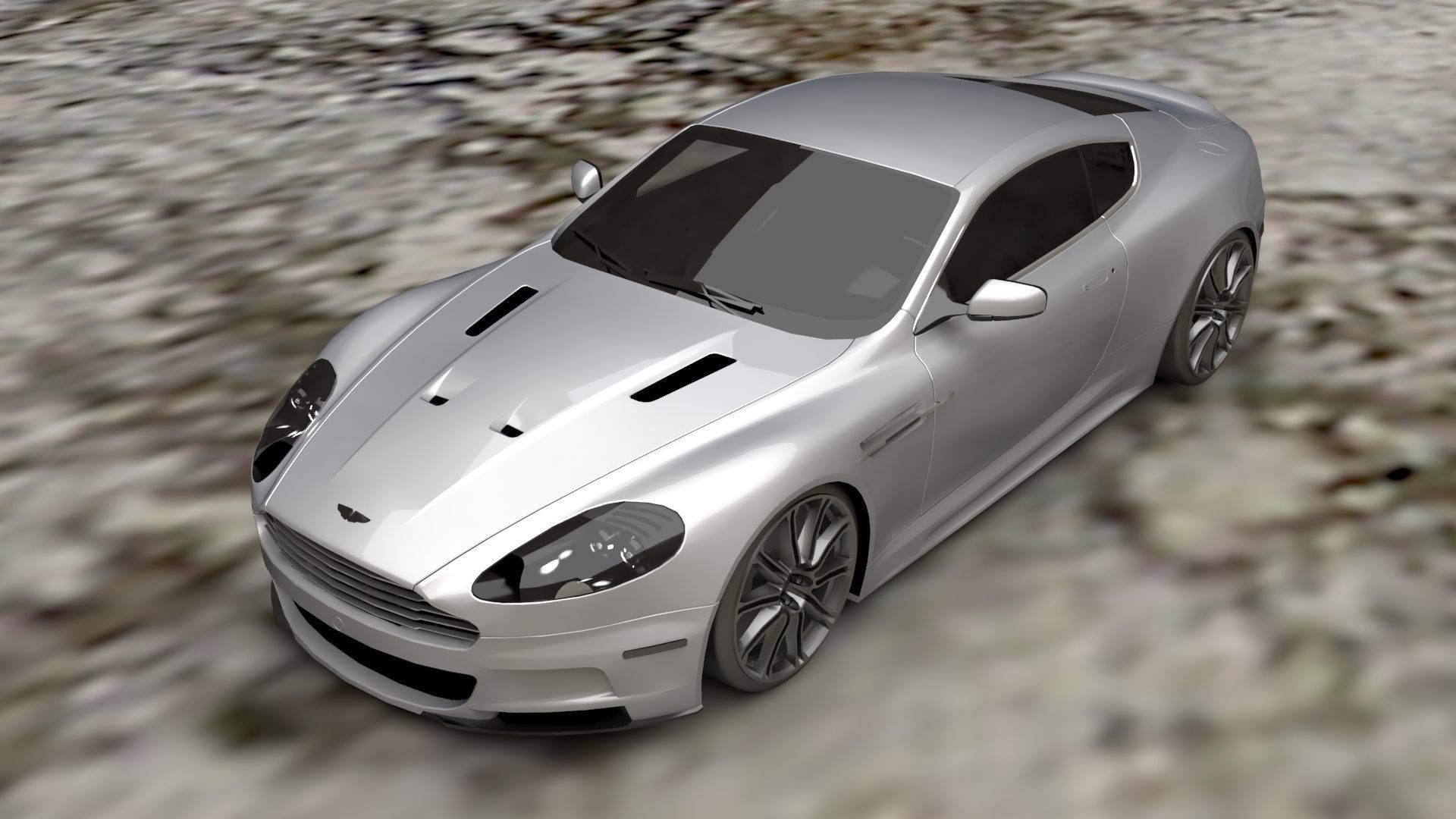 LUXURY CARS Low-poly 3D model_28