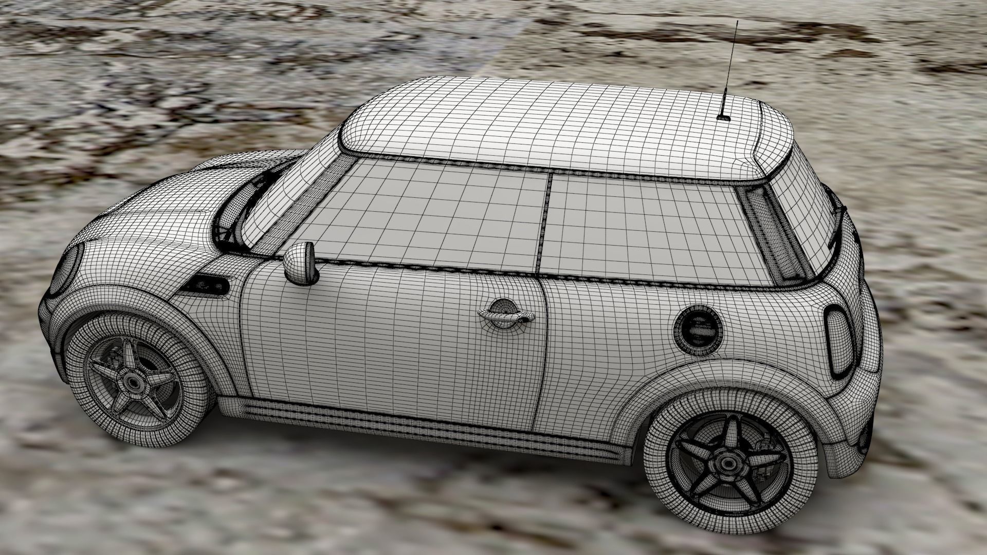 LUXURY CARS Low-poly 3D model_22