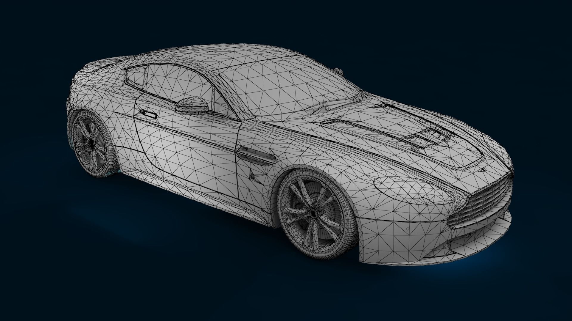 LUXURY CARS Low-poly 3D model_45