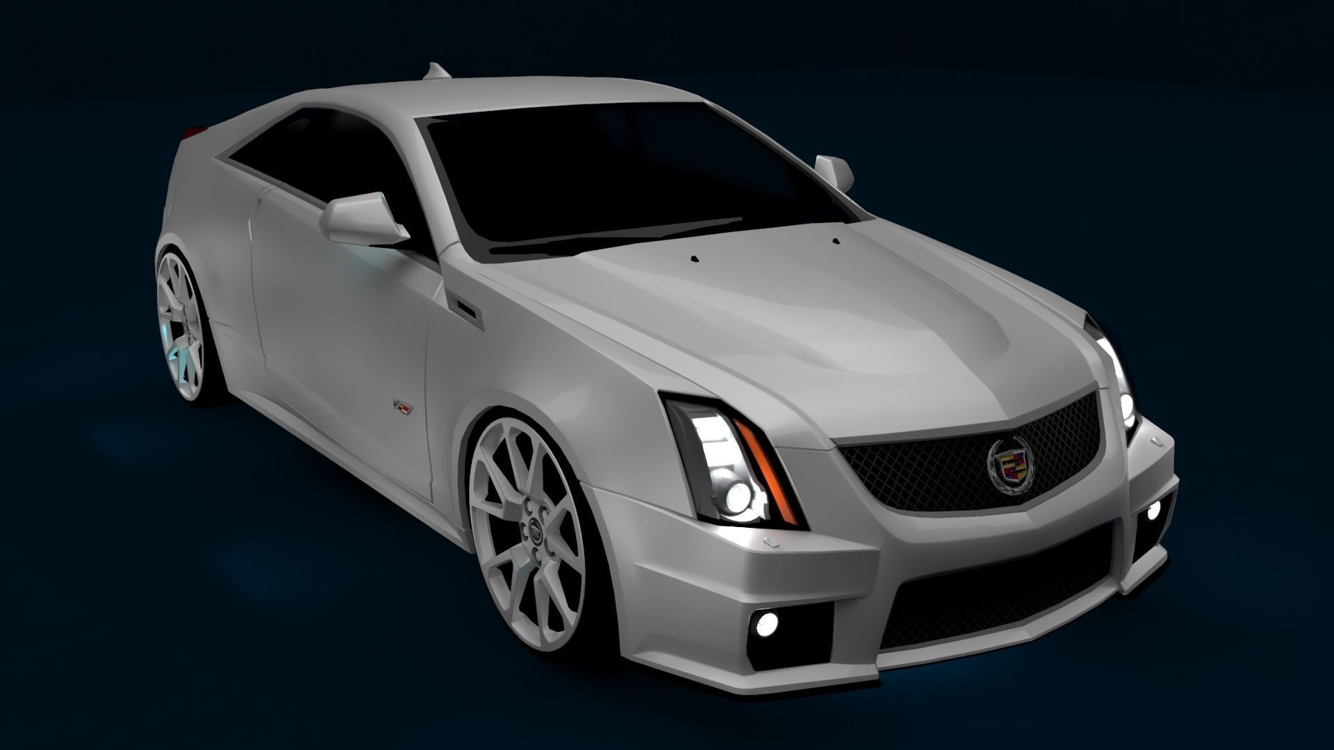 LUXURY CARS Low-poly 3D model_47
