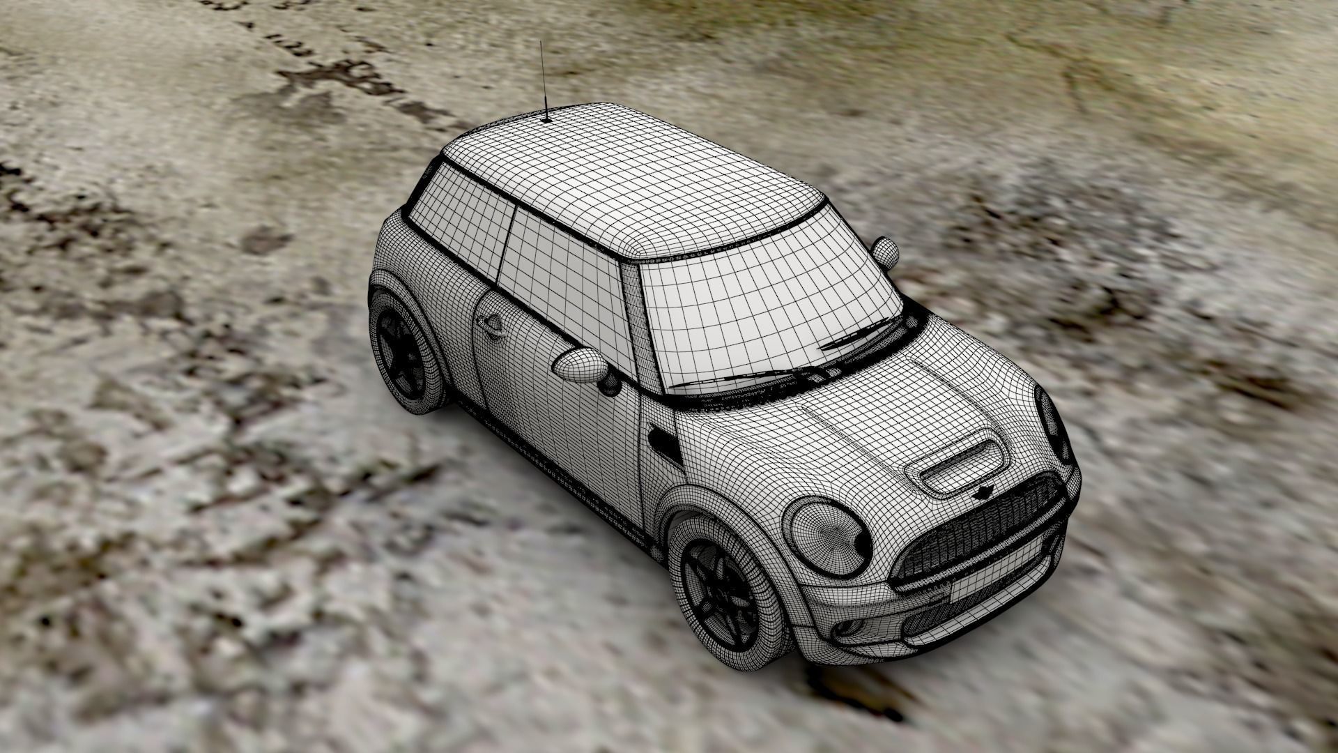 LUXURY CARS Low-poly 3D model_21