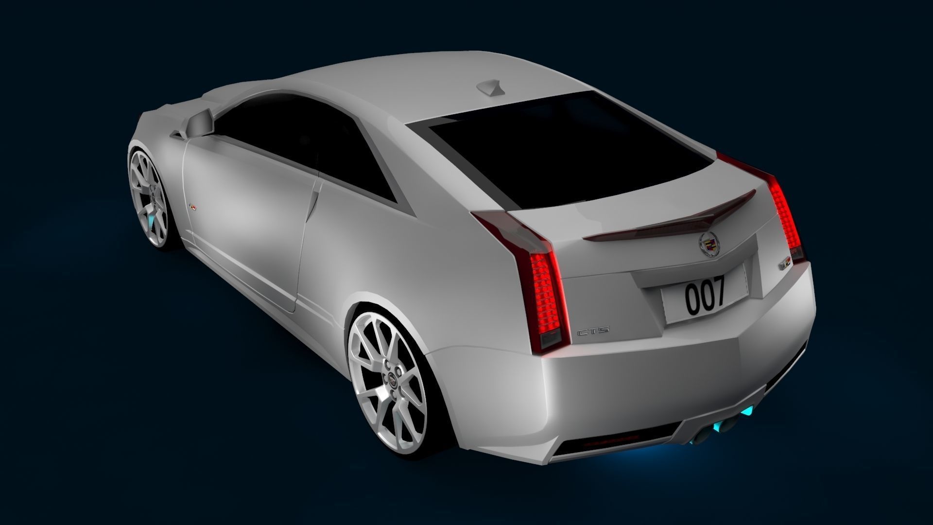 LUXURY CARS Low-poly 3D model_49