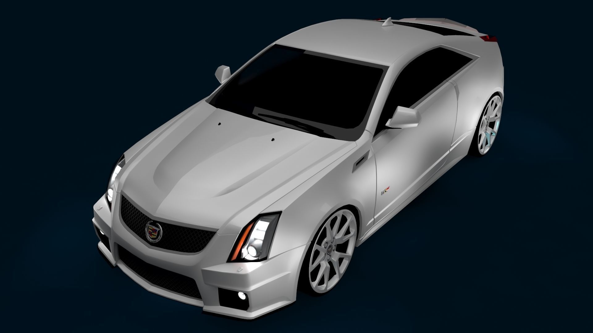 LUXURY CARS Low-poly 3D model_53