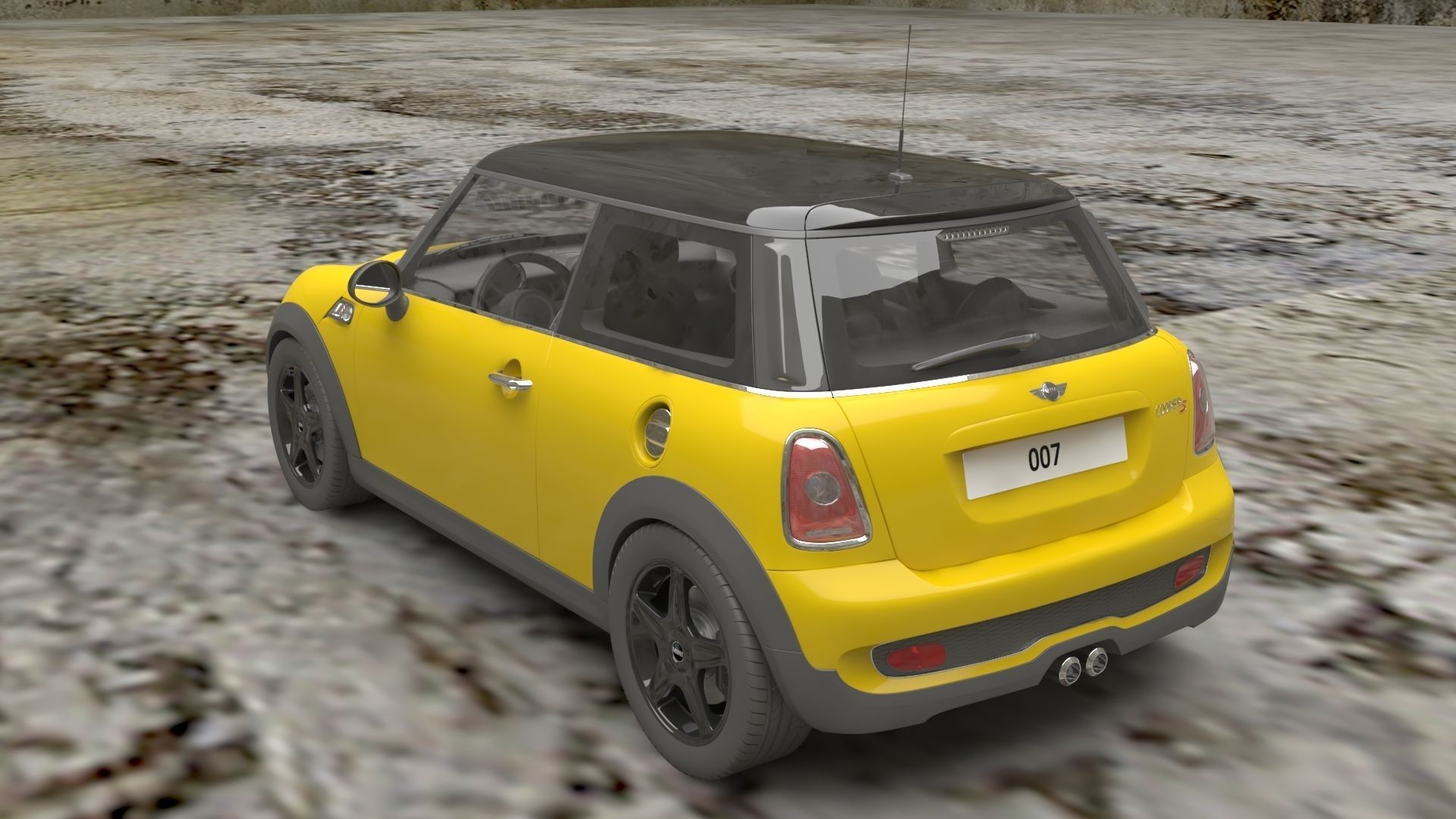 LUXURY CARS Low-poly 3D model_20