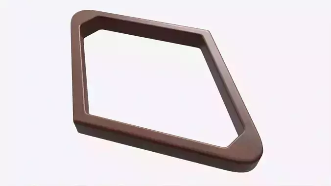Billiard Pool Wood 8 Ball Rack 3D model