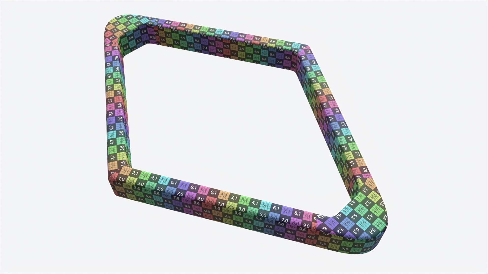 Billiard Pool Wood 8 Ball Rack 3D model_7