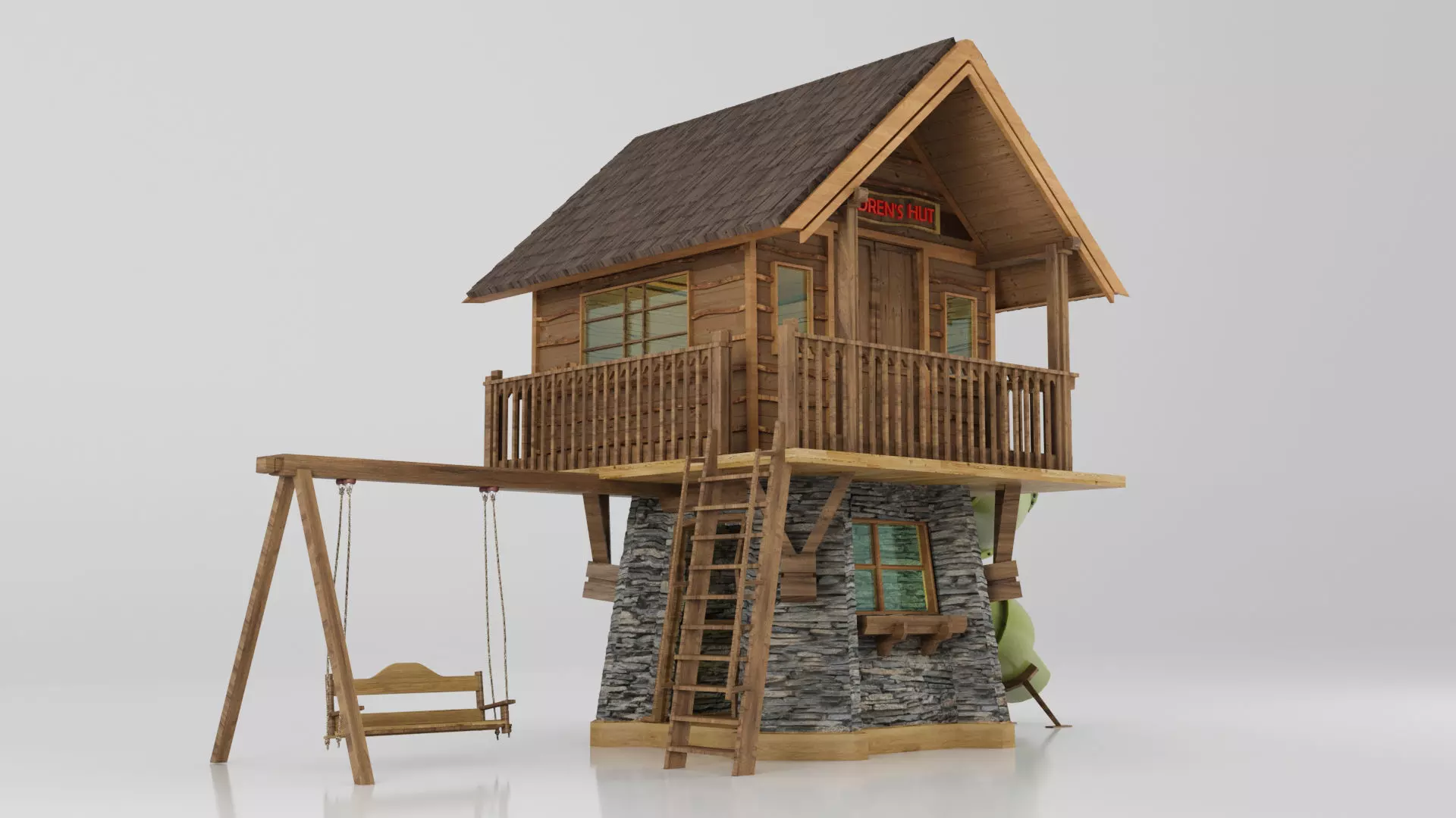 CHILDREN HUT  3D model_0