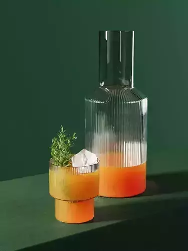 Ripple Drinking Set 3D model