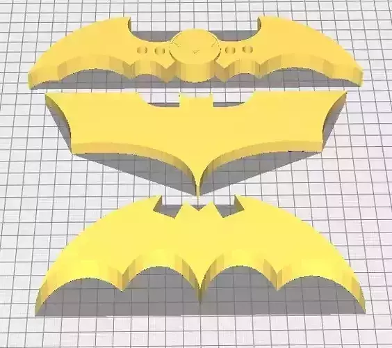 3D-Printable Batarangs - STL For PLA Printers