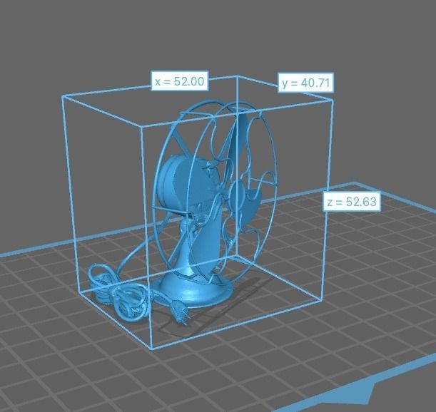 Retro Desk Fan 2 3D print model_2