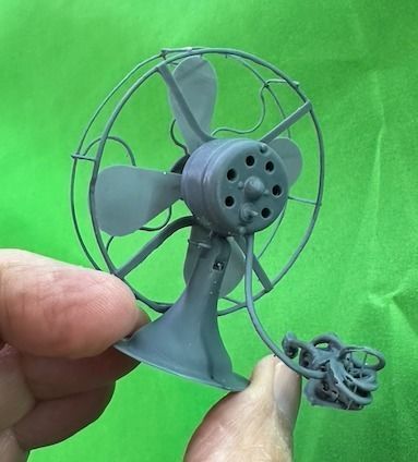 Retro Desk Fan 2 3D print model_4