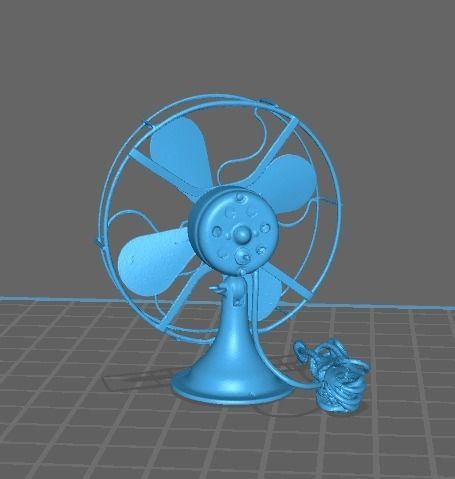 Retro Desk Fan 2 3D print model_1