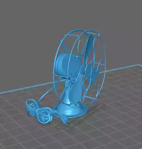 Retro Desk Fan 2 3D print model
