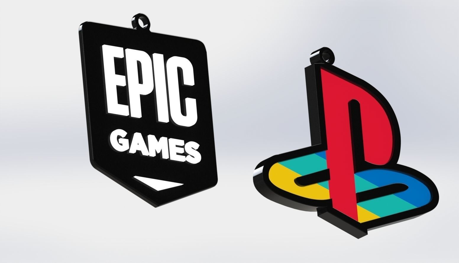 Gaming Brands Pack - 3D Print Model 3D print model_1