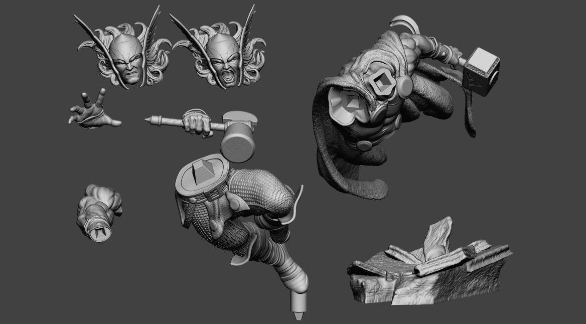 Thor - Marvel FanArt 3D print model_6