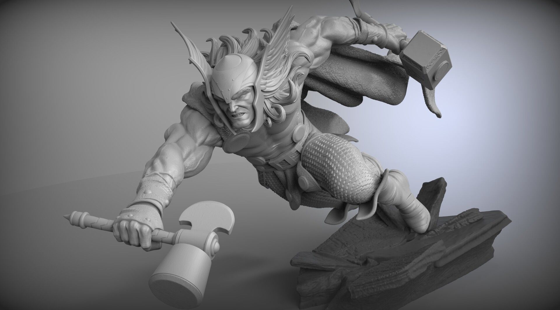 Thor - Marvel FanArt 3D print model_2
