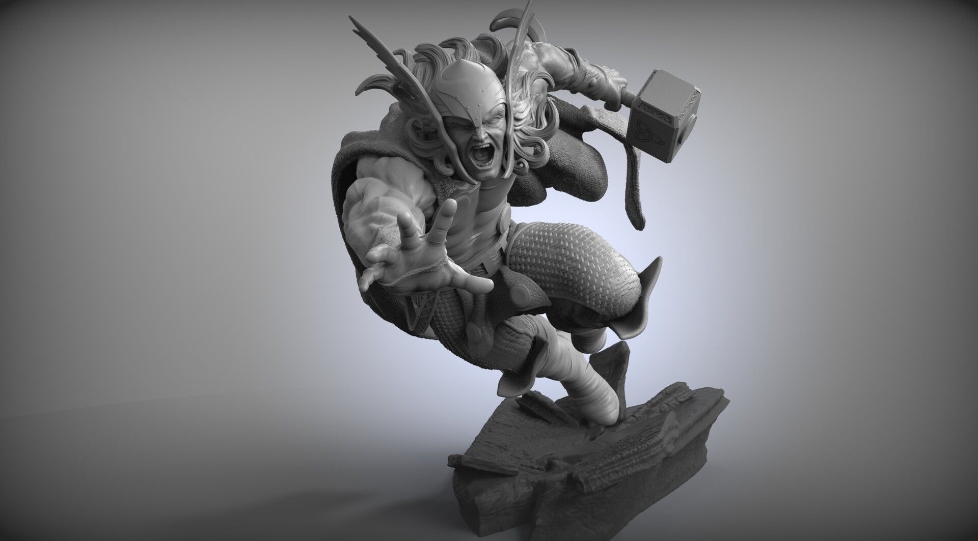 Thor - Marvel FanArt 3D print model_1