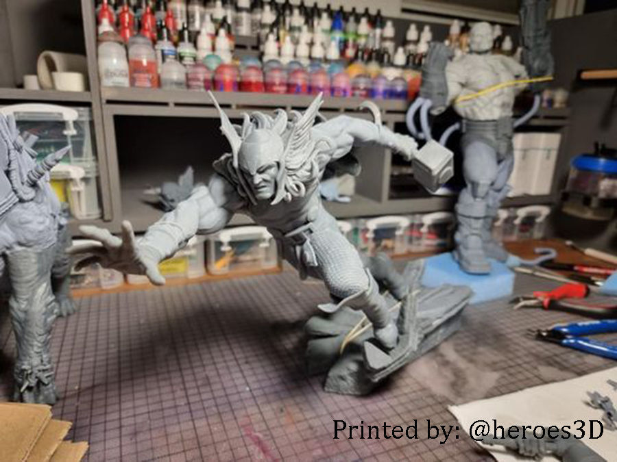 Thor - Marvel FanArt 3D print model_3