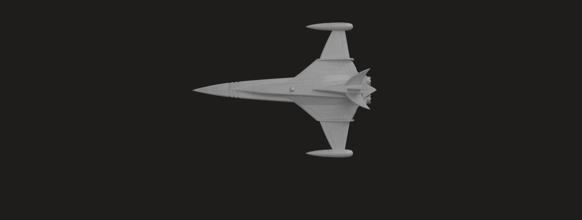 Gatchaman GOD PHOENIX  starship - 3D printing model - STL 3D print model_23