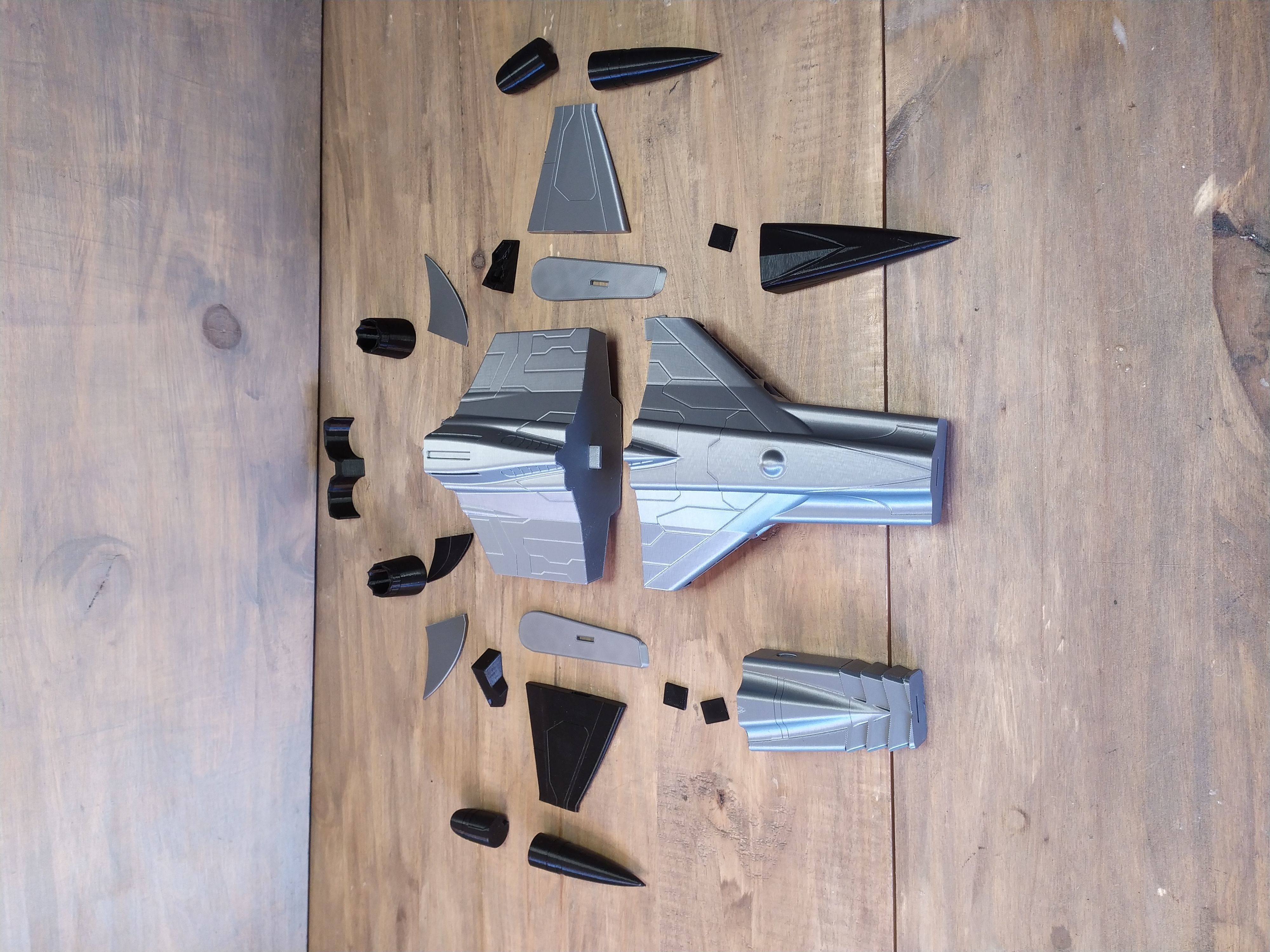 Gatchaman GOD PHOENIX  starship - 3D printing model - STL 3D print model_27