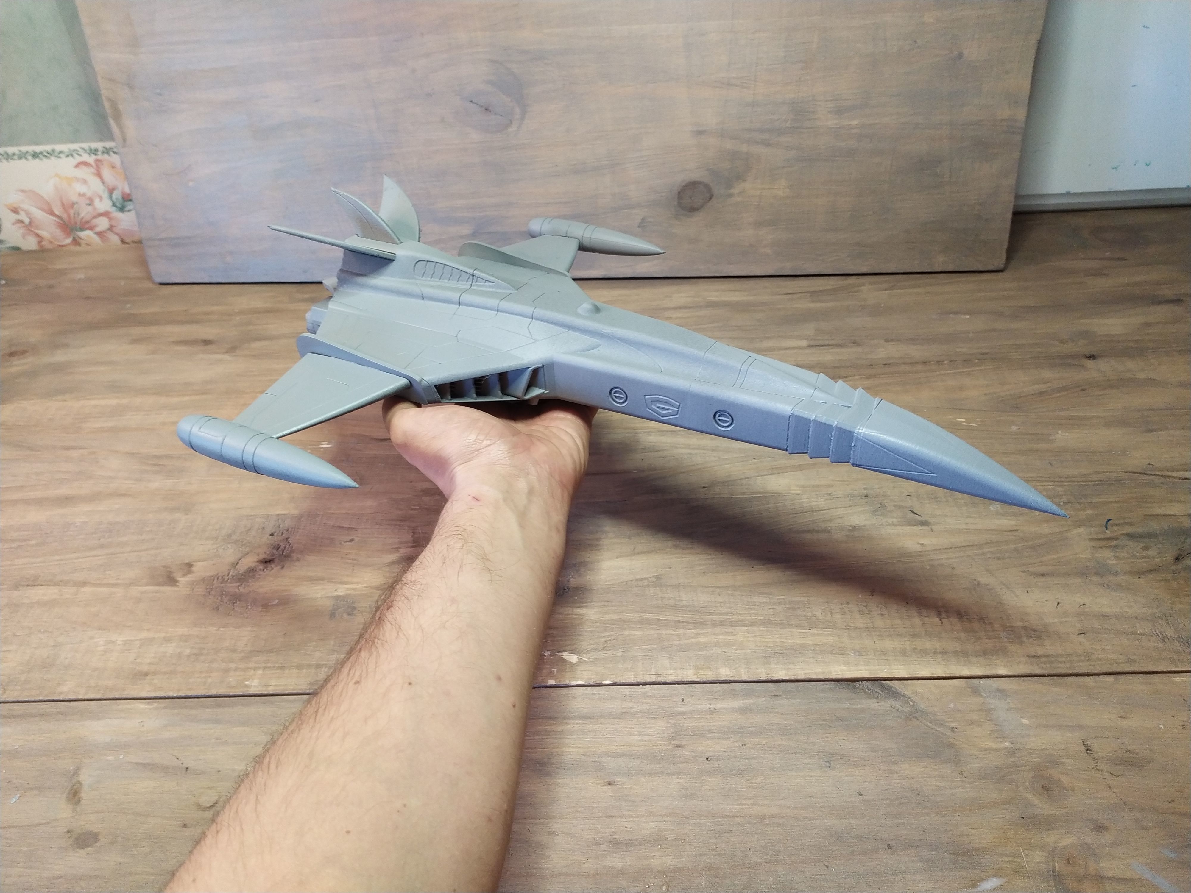 Gatchaman GOD PHOENIX  starship - 3D printing model - STL 3D print model_28