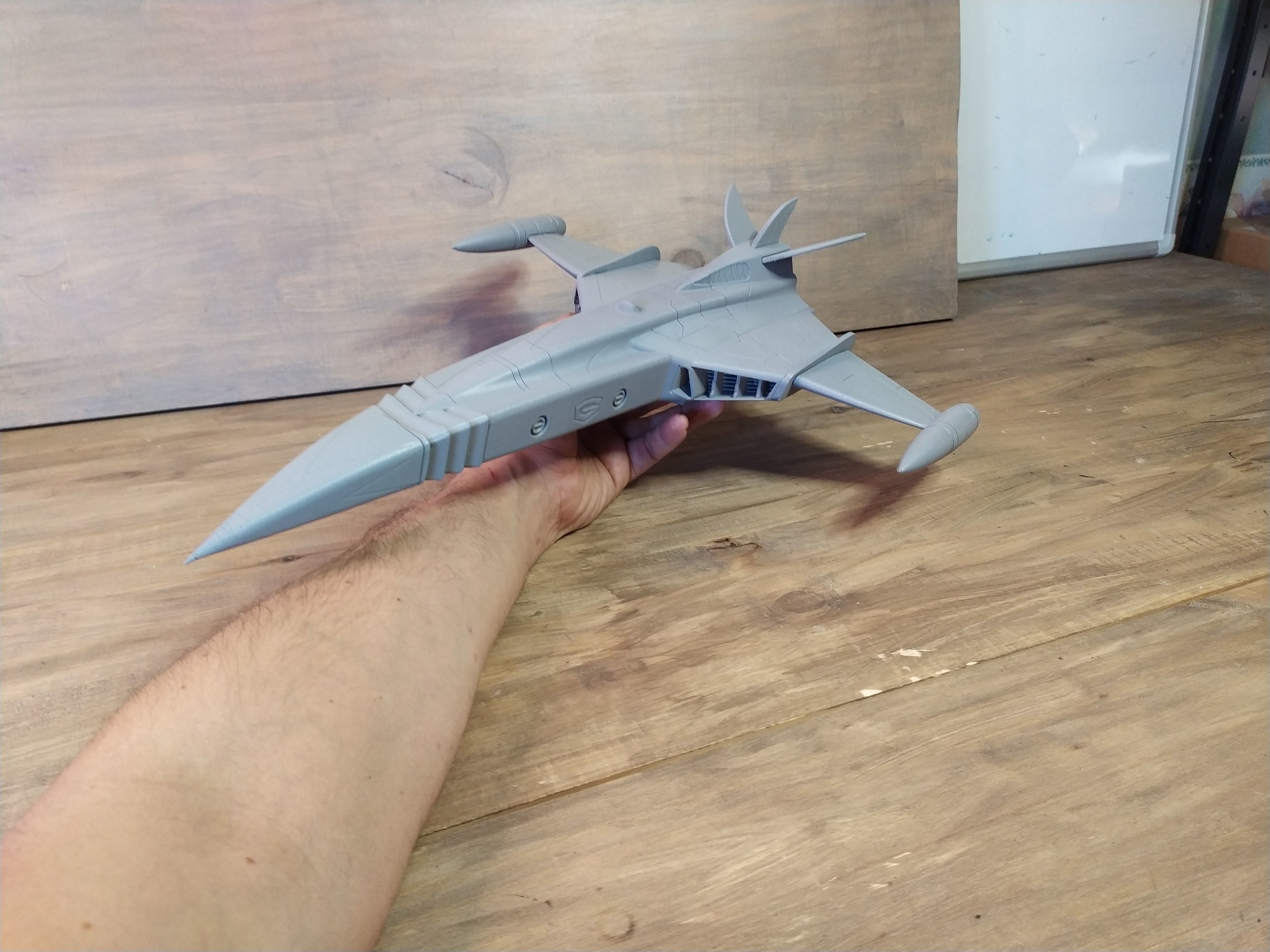 Gatchaman GOD PHOENIX  starship - 3D printing model - STL 3D print model_13