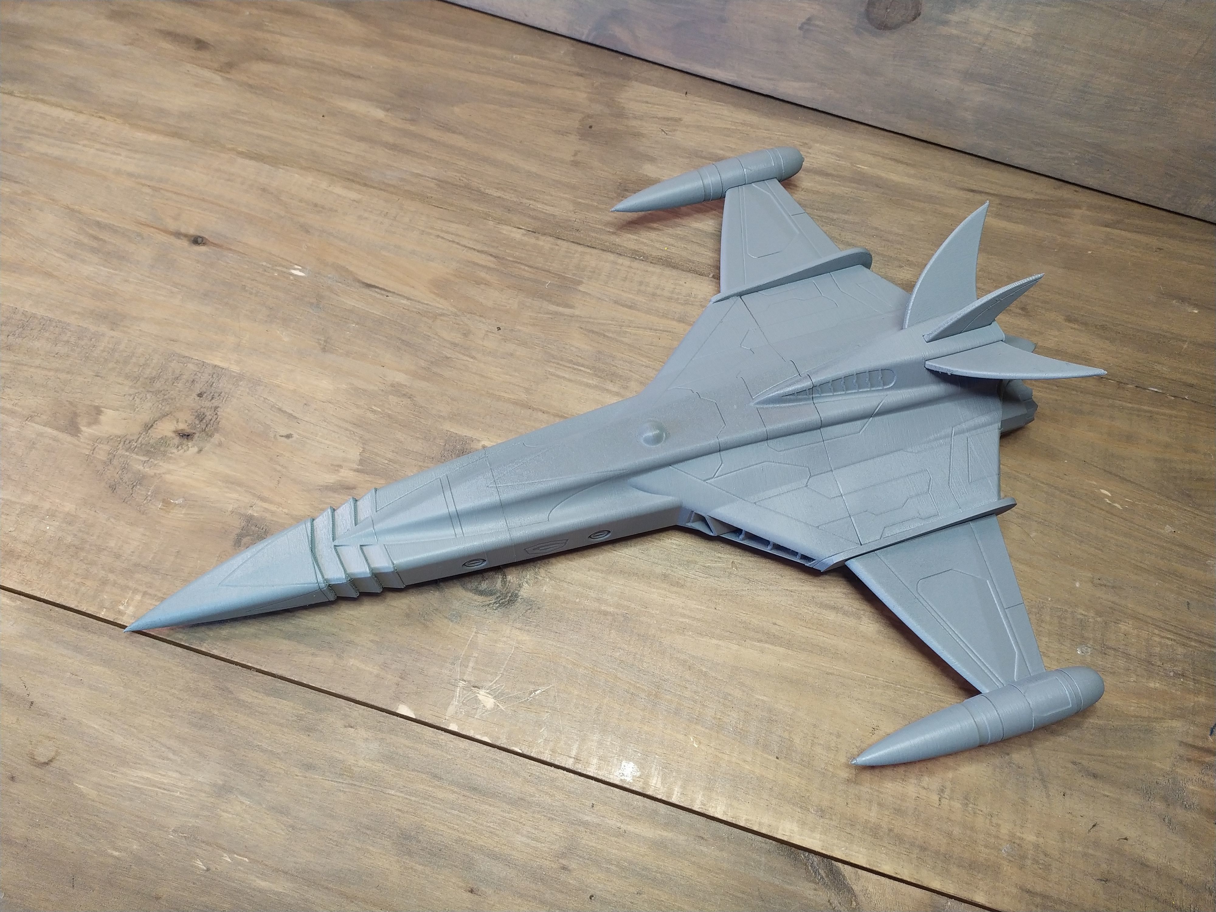 Gatchaman GOD PHOENIX  starship - 3D printing model - STL 3D print model_22