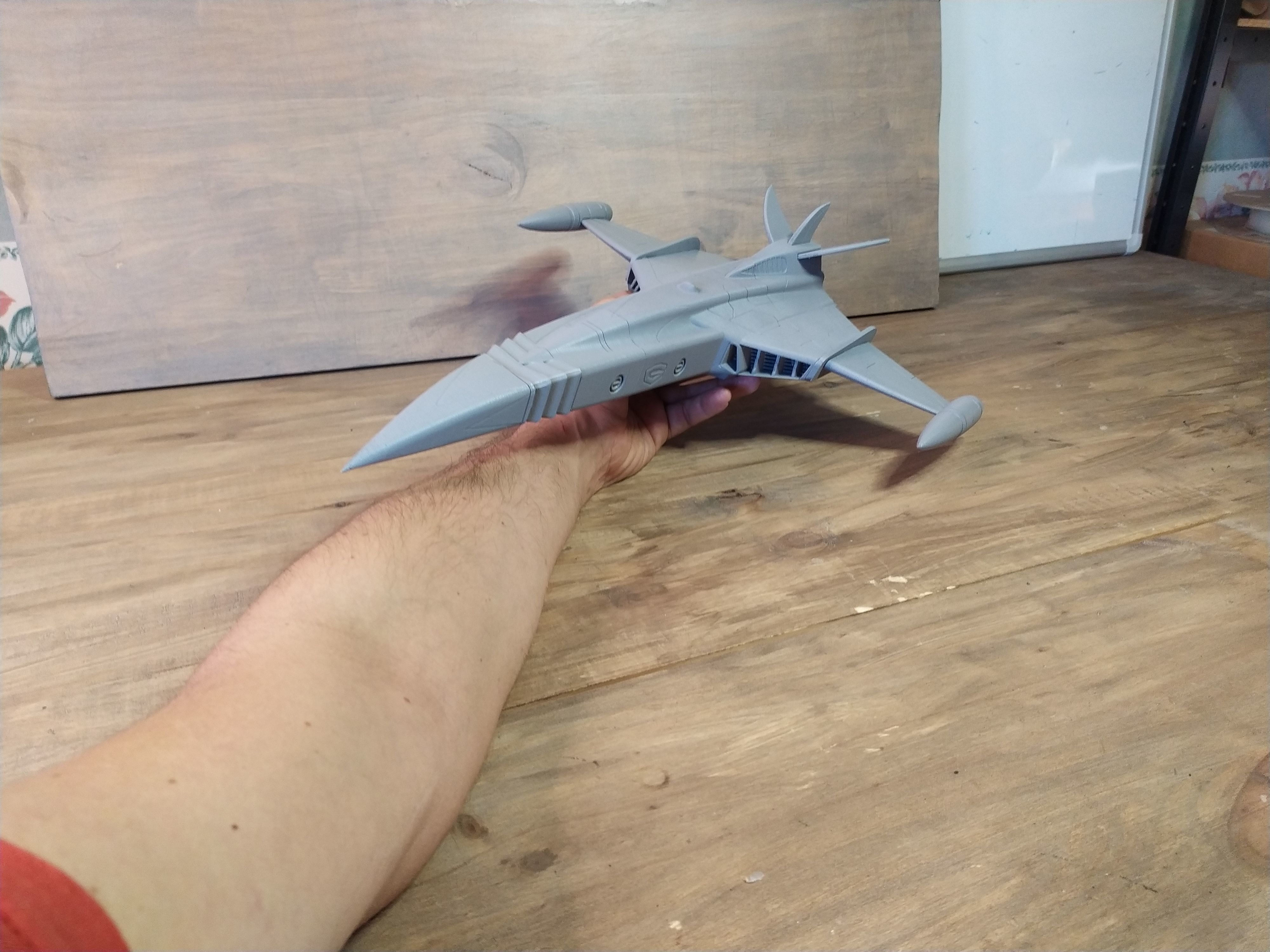 Gatchaman GOD PHOENIX  starship - 3D printing model - STL 3D print model_25
