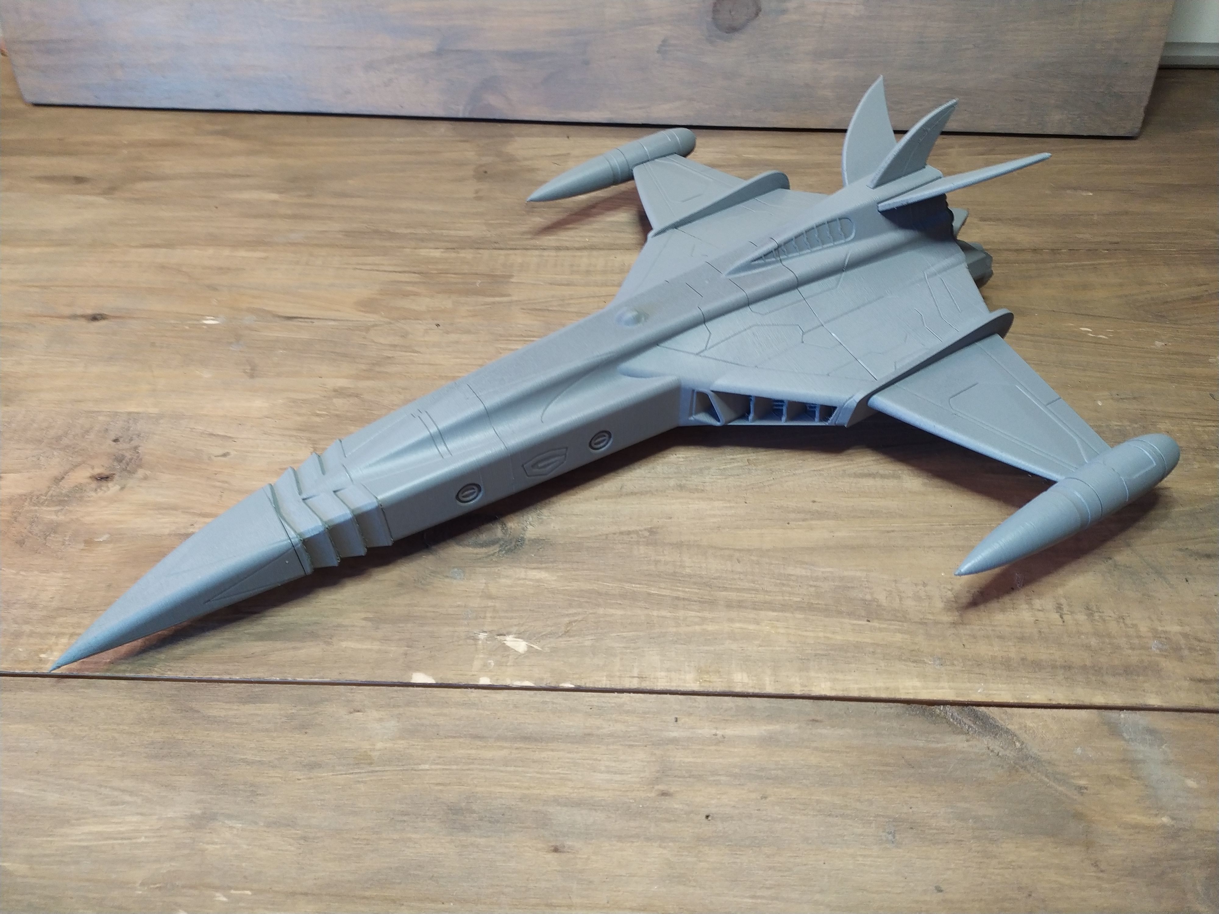 Gatchaman GOD PHOENIX  starship - 3D printing model - STL 3D print model_14