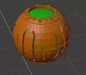 3D-Printable Pumpkin Bomb - STL For PLA Printers