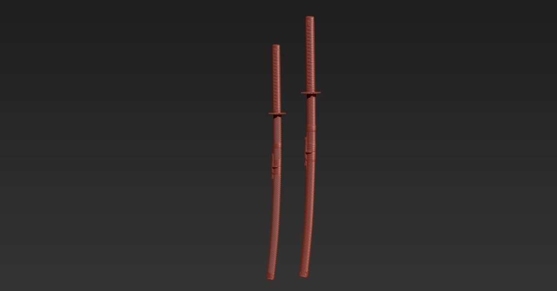 Katana Cinematic gamedev Low-poly 3D model_5
