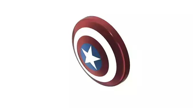 Captain America Shield LED 3D print model