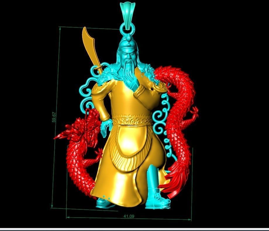 Kunguy Chinses Hero   3D print model_4