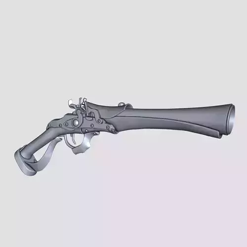 Bloodborne Toy Pistol for 3d printing and Cosplay 3D print model